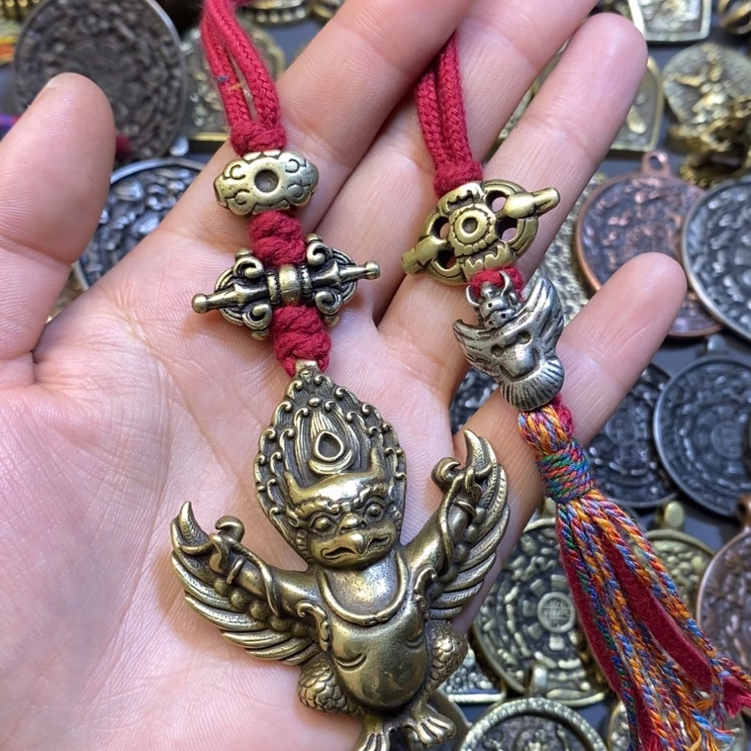 藏式大鹏鸟搭配挂件
