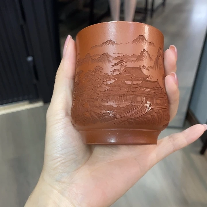 茶壶紫砂全手工打造