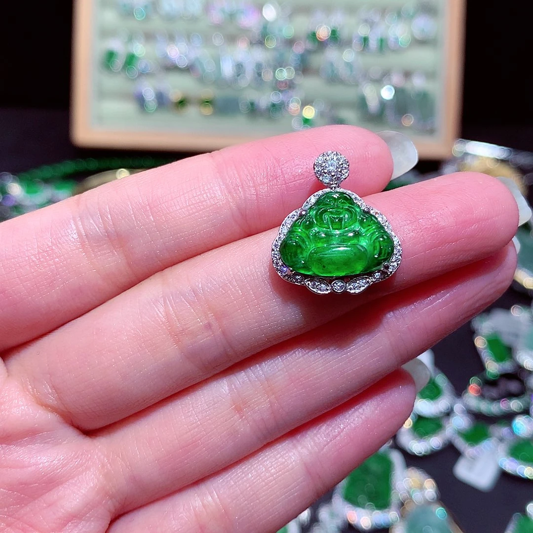 【闪购商品】翡翠吊坠(不含链)未镶嵌