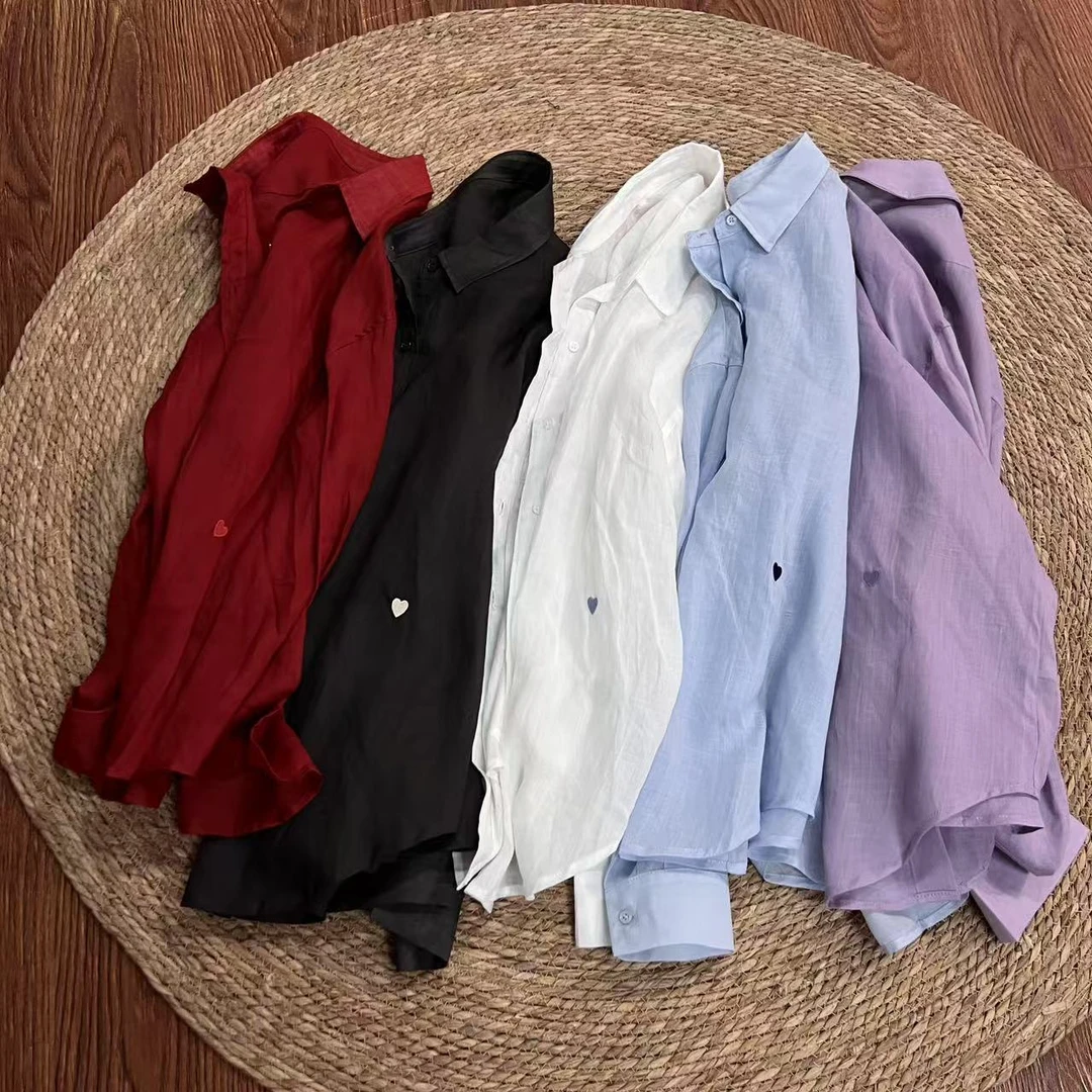 【那尚新品】韩版宽松显瘦百搭衬衫