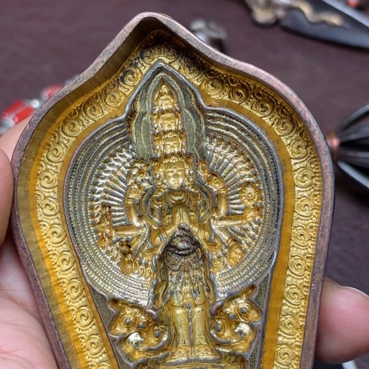 山*铜星月菩提挂件菩提