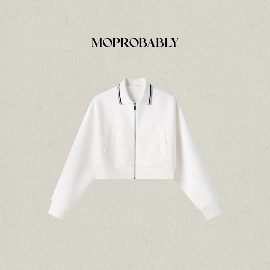 Moprobably李予诺「运动美学」学院风外套半身裙L5349001+L5350001