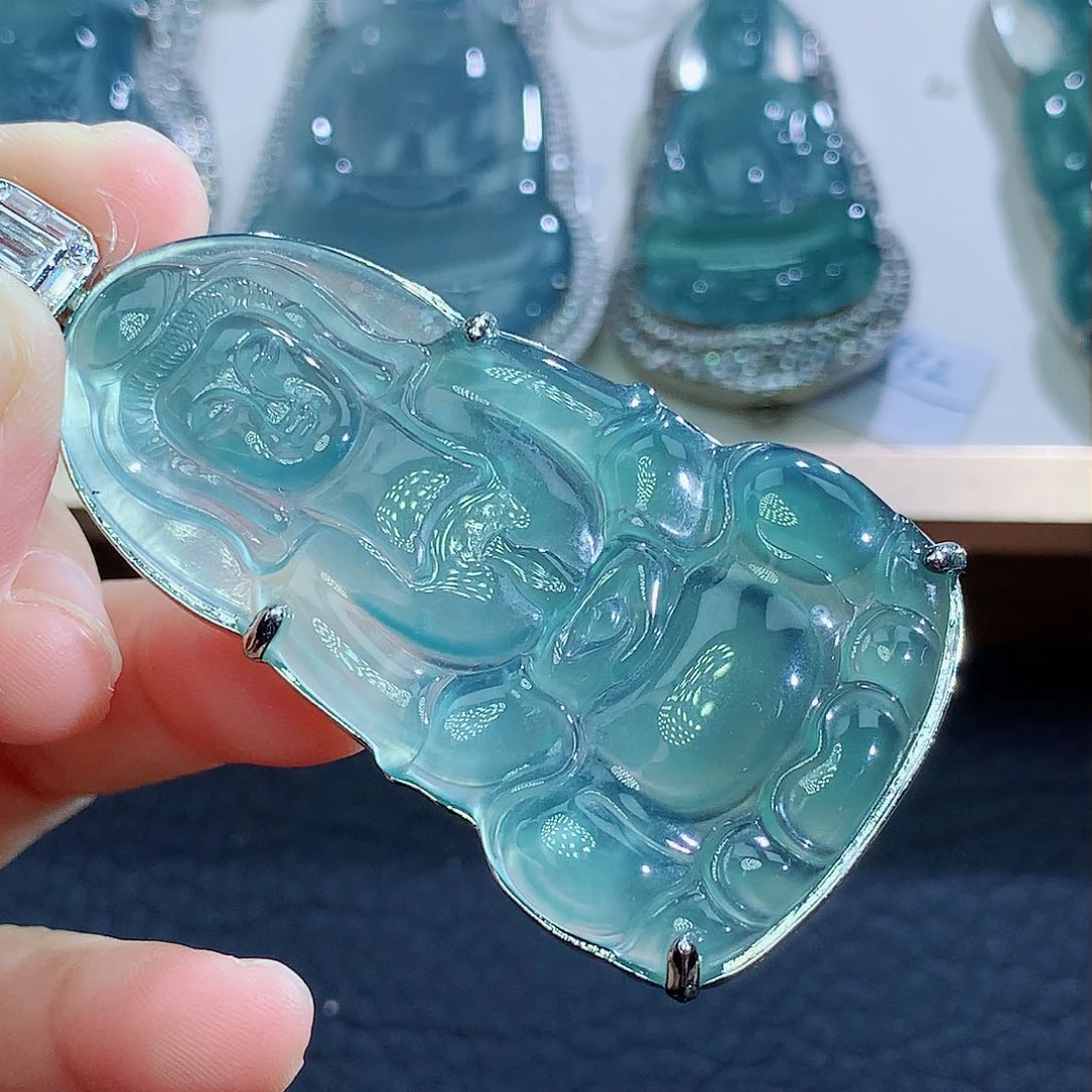 未镶嵌挂件翡翠翡翠