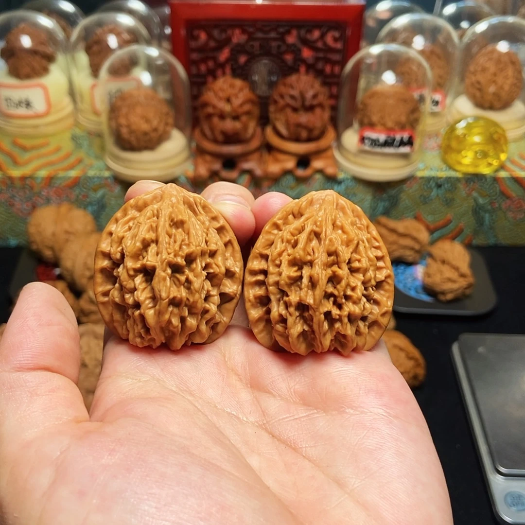 吊坠文玩核桃37饕餮