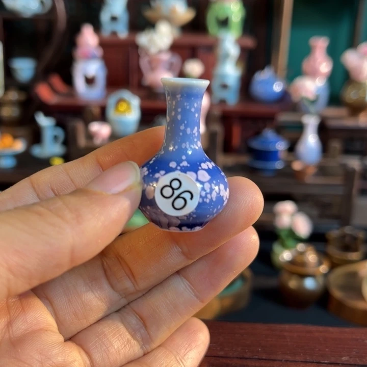 摆件微陶老王迷你花瓶