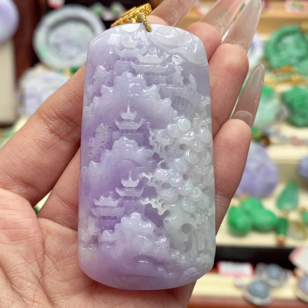 颈饰未镶嵌翡翠翡翠吊坠