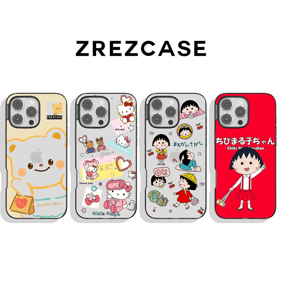 ZREZ 原创 [ 爱心KT ] 适用苹果iPhone16ProMax防摔个性手机壳
