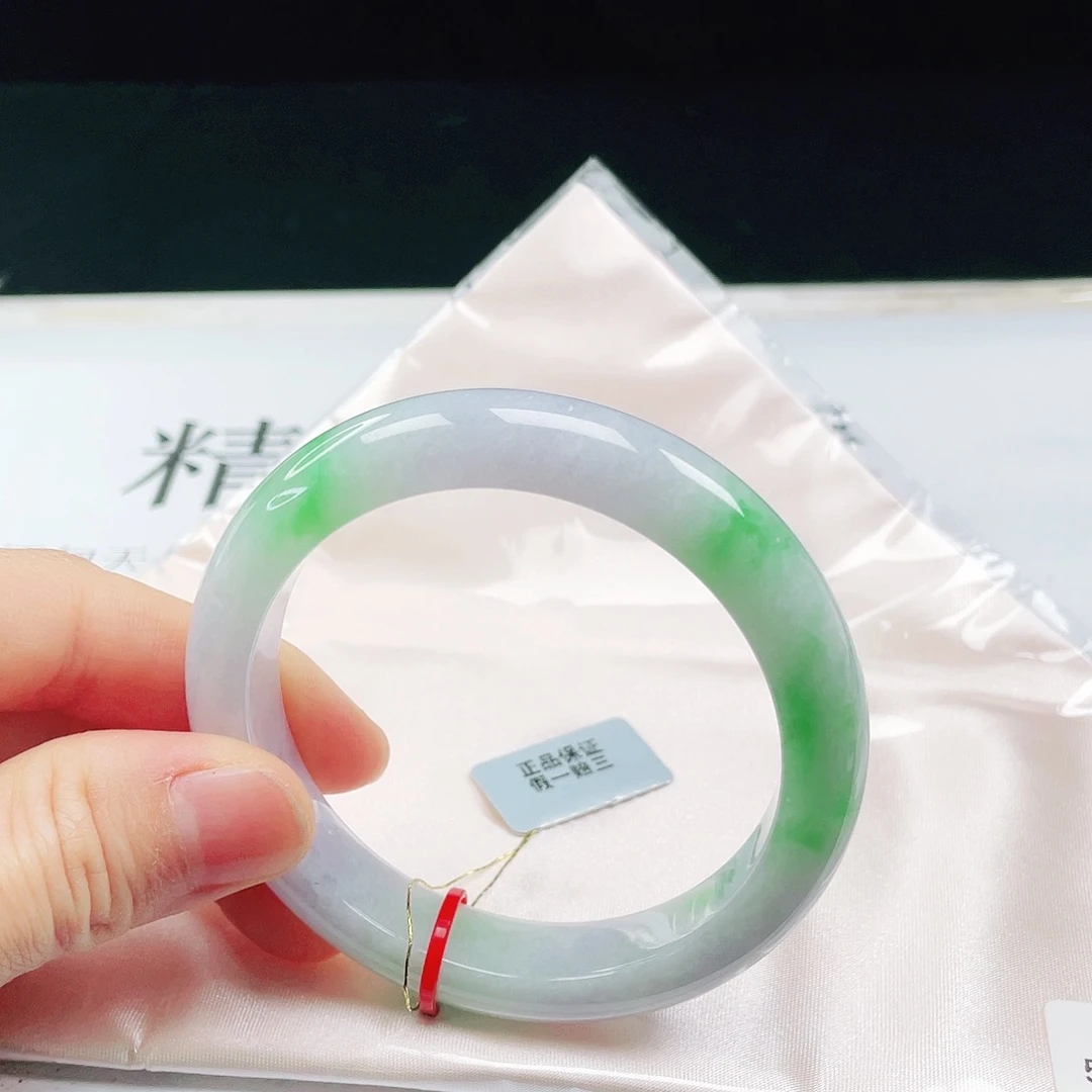 翡翠未镶嵌手镯57➕圈口