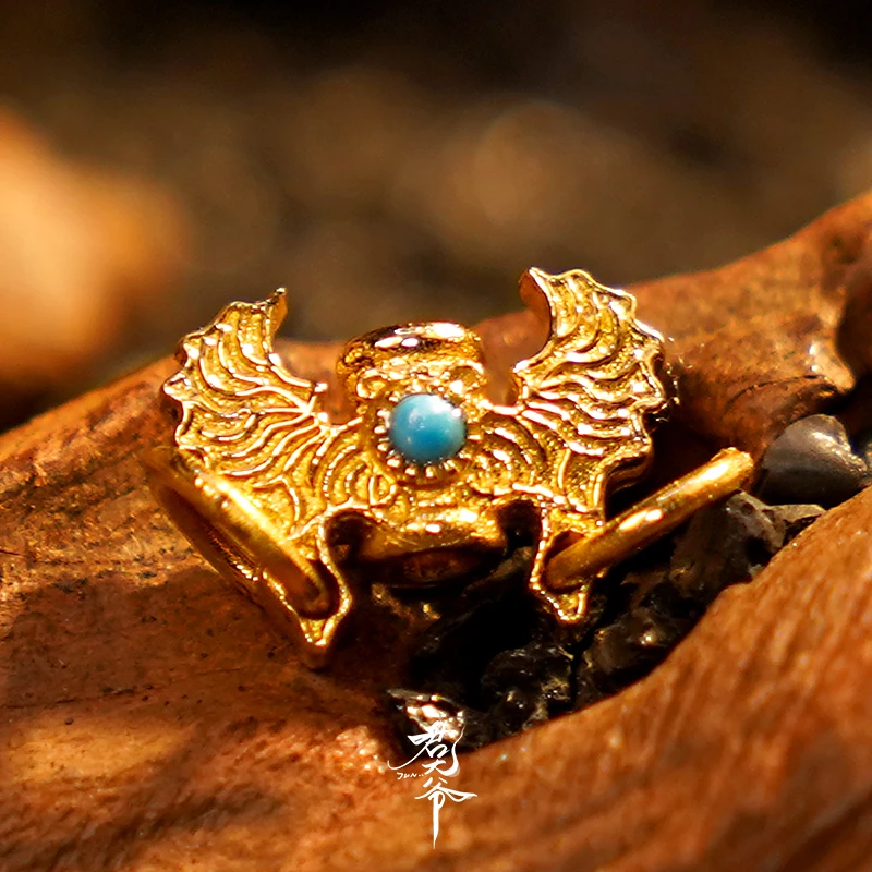 君大爷爱文玩文玩配饰配件时尚设计款展翅高飞背云