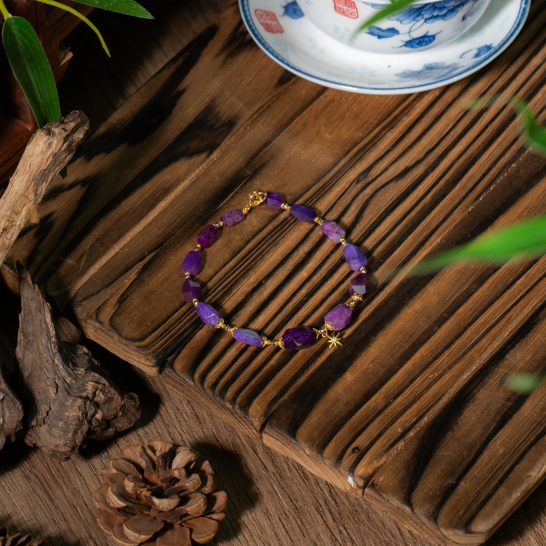 文汐丨18K金玉化舒俱来手链/手围16/多样性发/P5083/均30