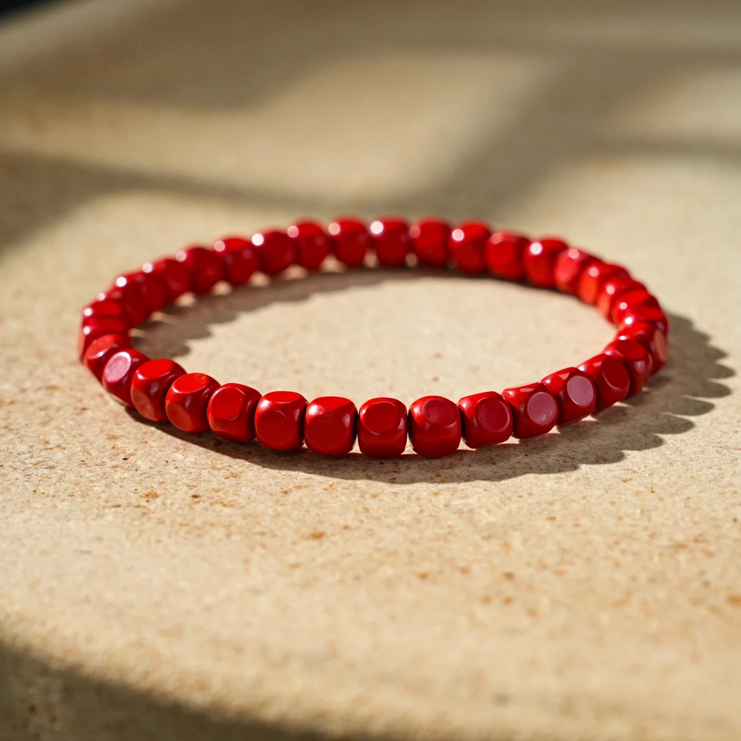 含辰砂工艺品朱砂手串-约卡5mm-NH103-BK|BZH3