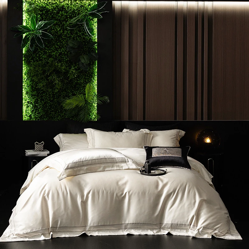 YFA版高精密B版澳棉轻奢高定款简约高奢四件套