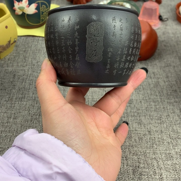 紫砂茶杯高端主人杯