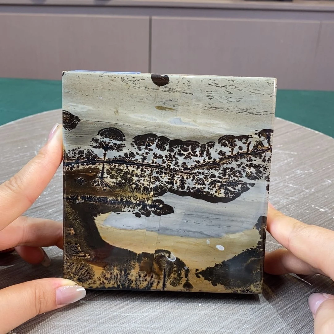 石材广西国画石草花石