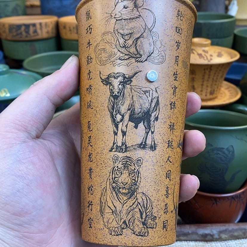 【闪购商品】紫砂杯子宜兴全手工紫砂杯