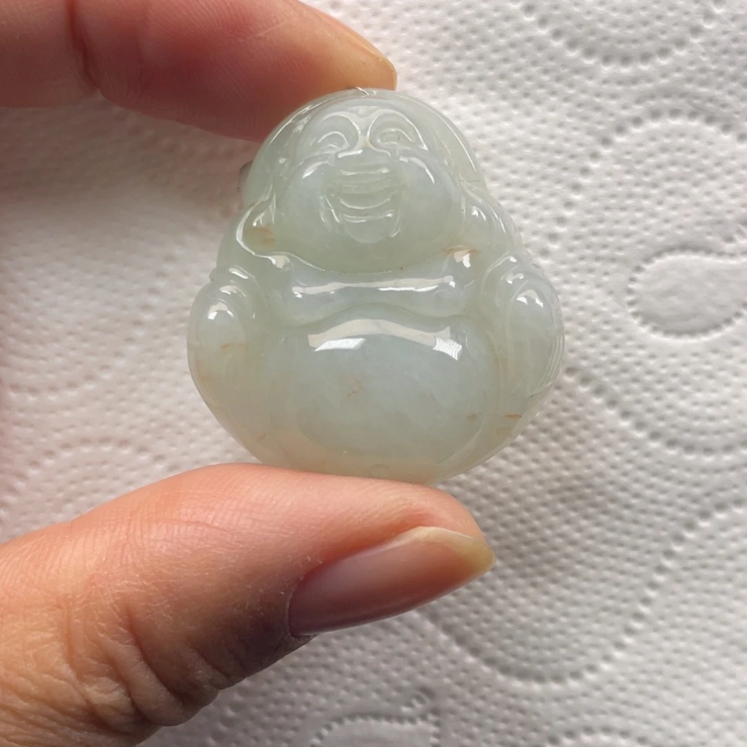 翡翠未镶嵌颈饰翡翠佛公吊坠