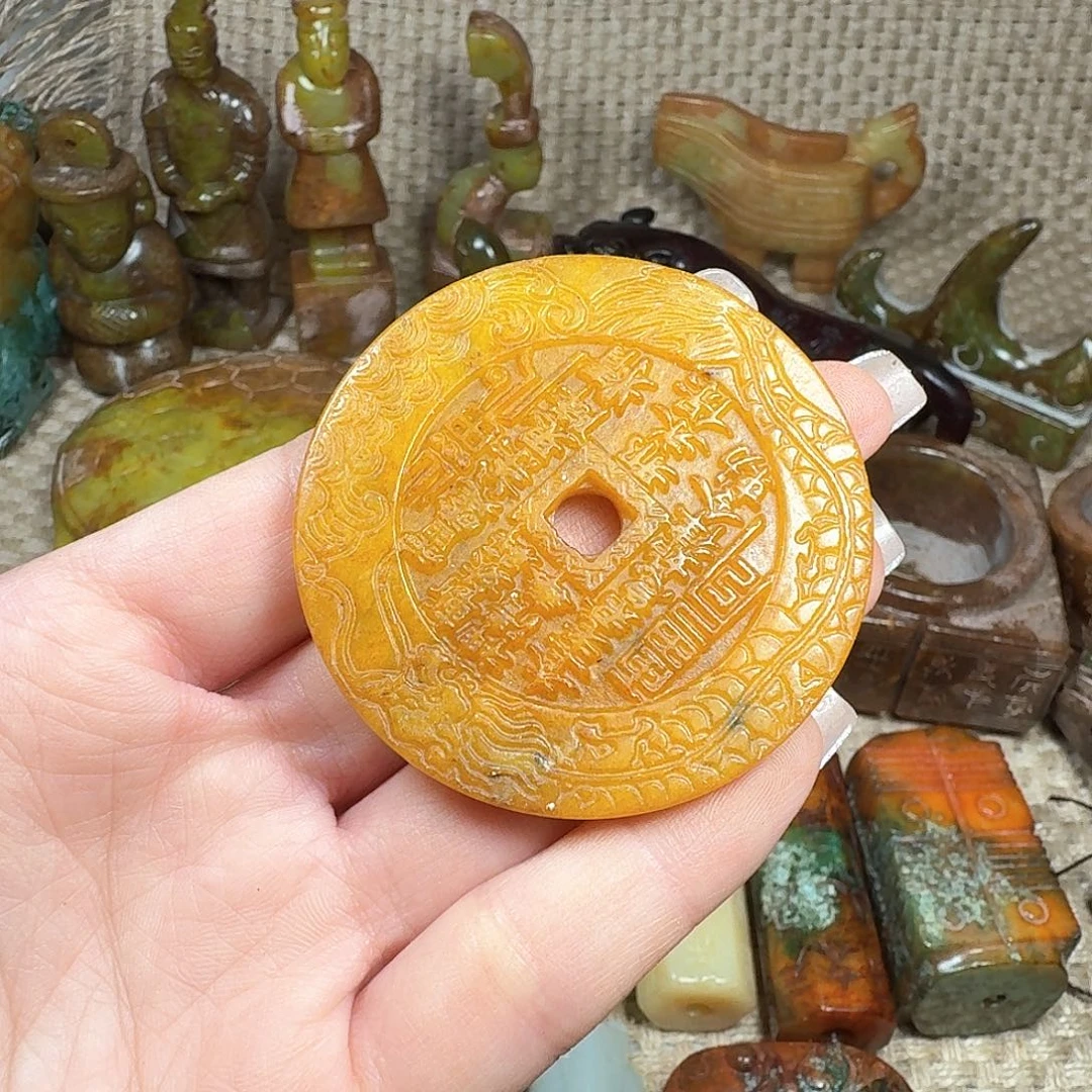 白玉菩提吊坠挂件