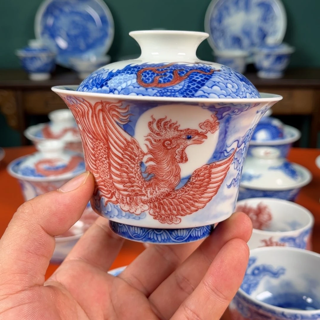 瓷片景德镇手工手绘