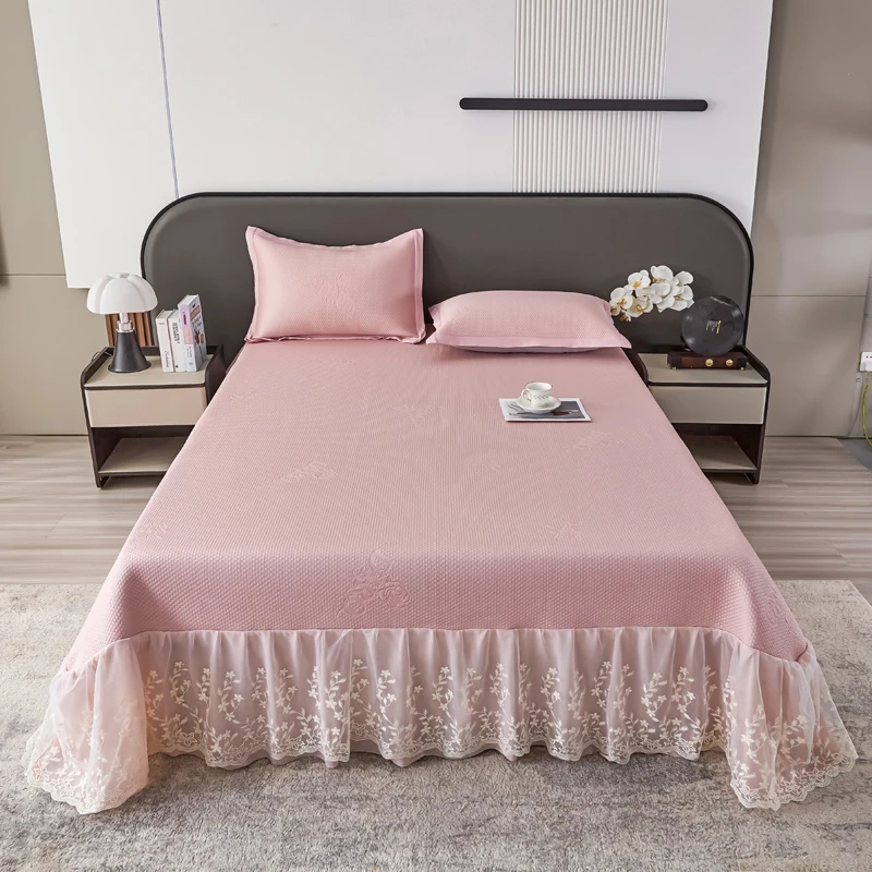 新款冰豆豆夏季凉席三件套高品质凉席凉而不冰凉席床品