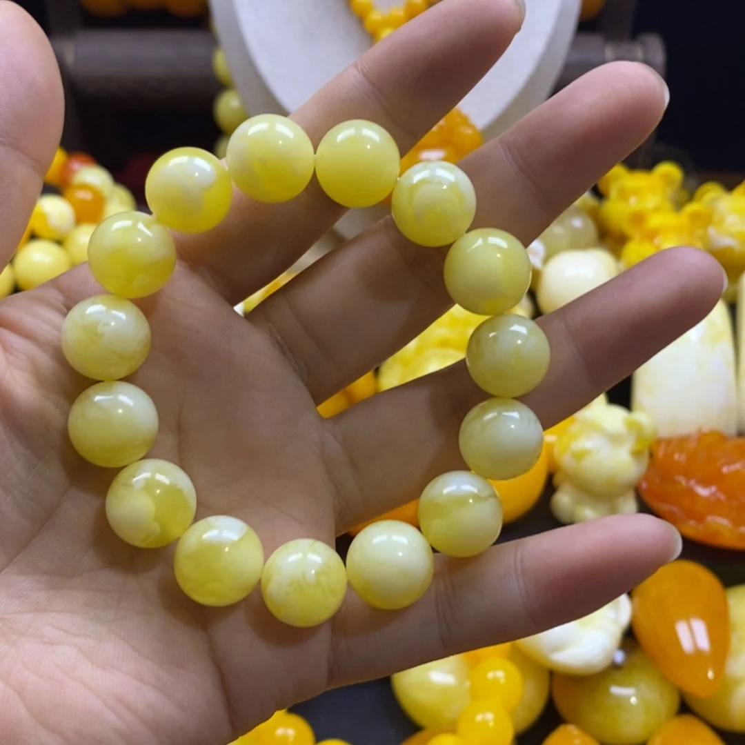 迪***皮非金属14百花手串