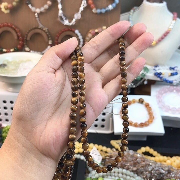 水晶珠宝半成品未镶嵌黄虎