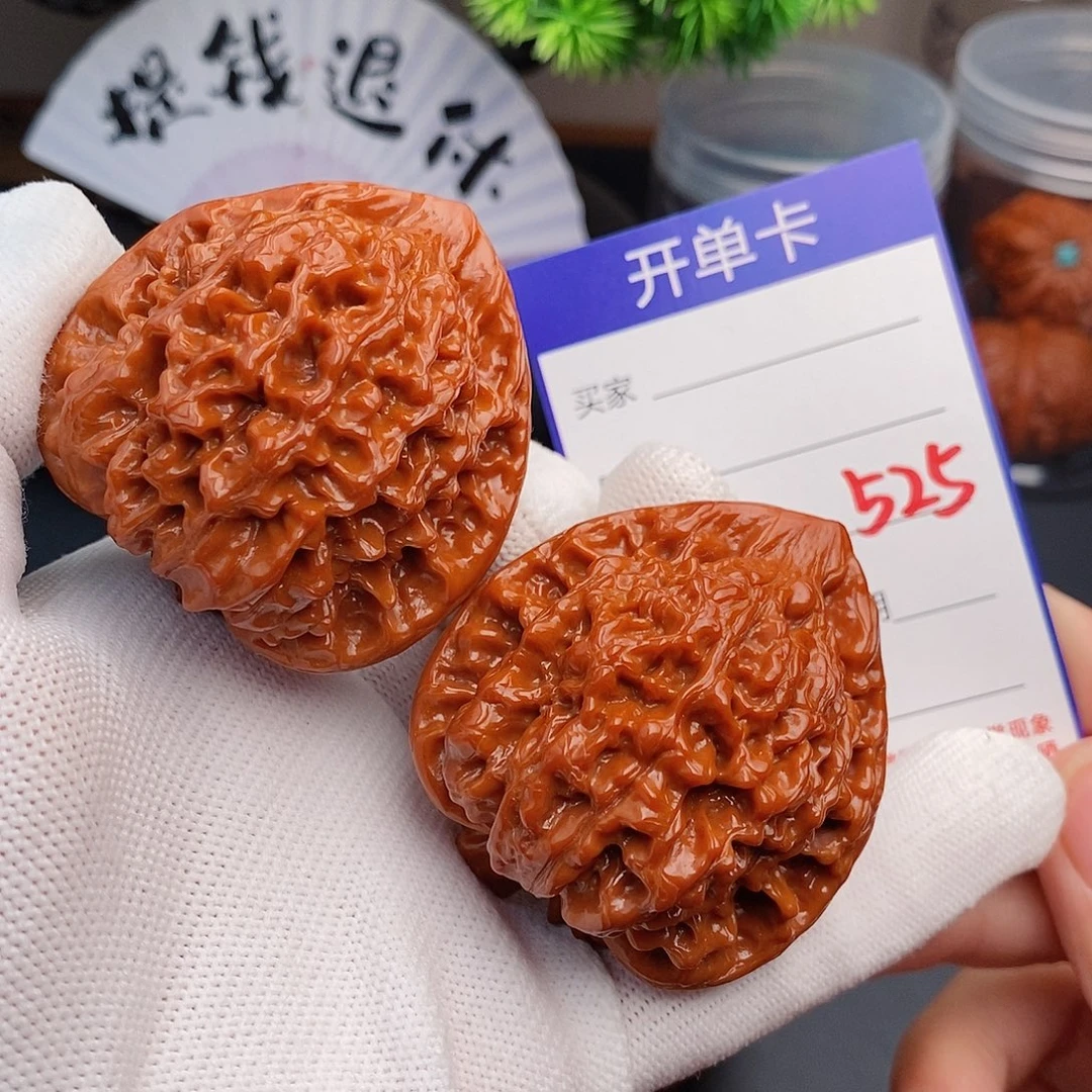 文玩核桃把件49官帽525