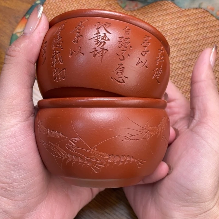 紫砂茶杯原矿紫砂主人杯