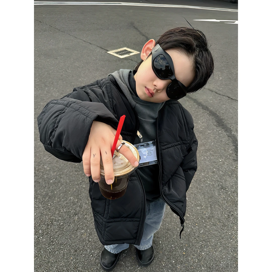 【Tang小白】2025冬季新款男童棉服外套儿童薄款棉衣韩版夹克百搭潮