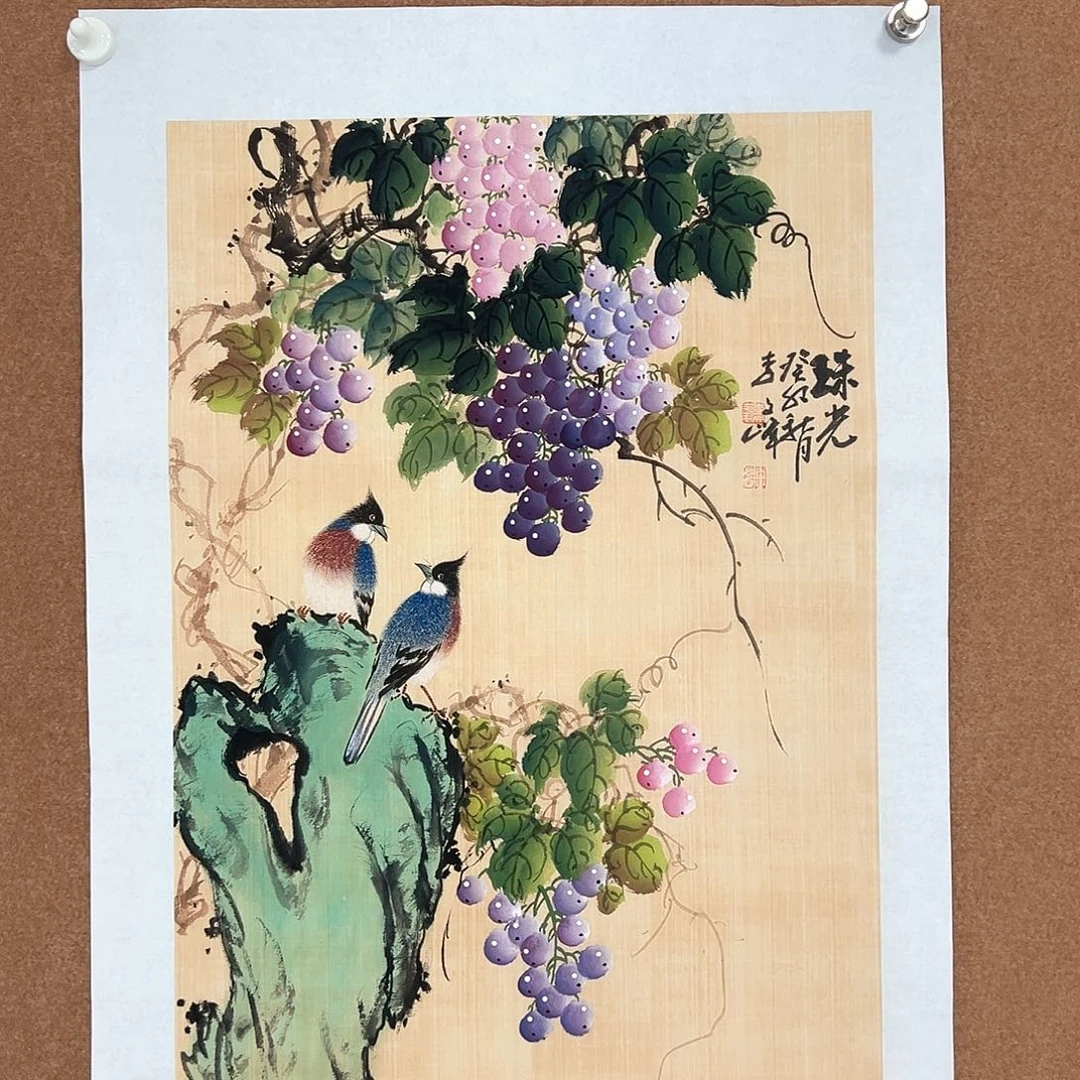 国画李文峰的画作