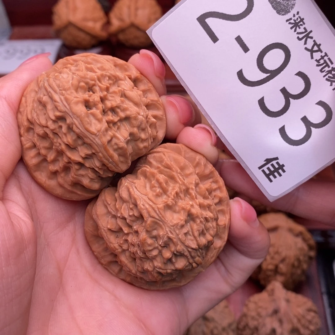 把件文玩核桃42闷白