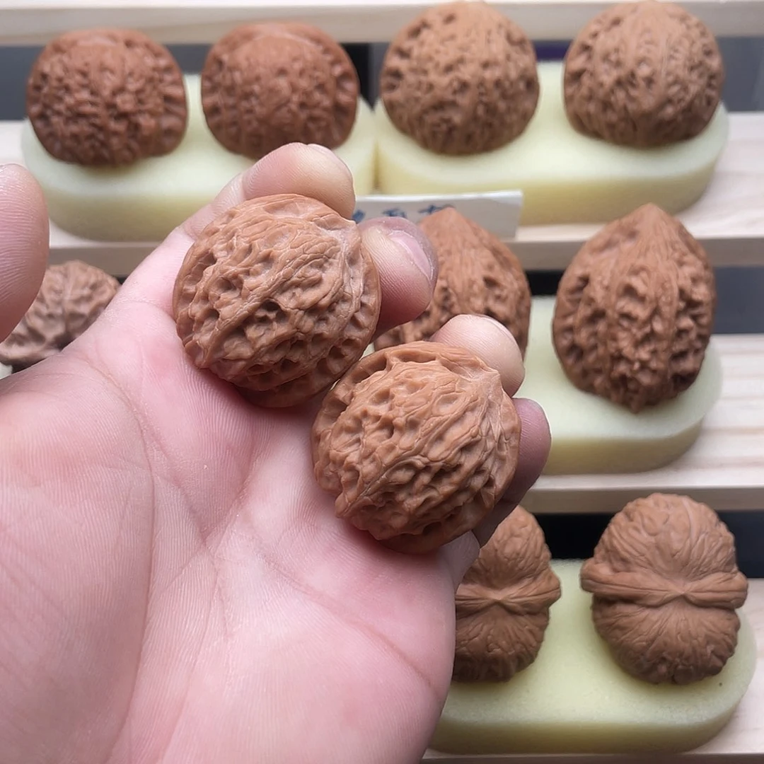 吊坠文玩核桃35龙眼骨质之王