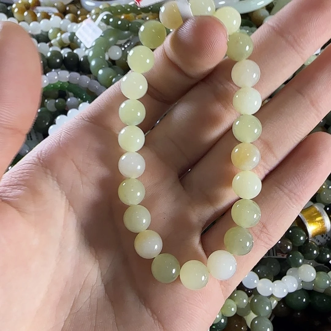 和田玉手链未镶嵌385