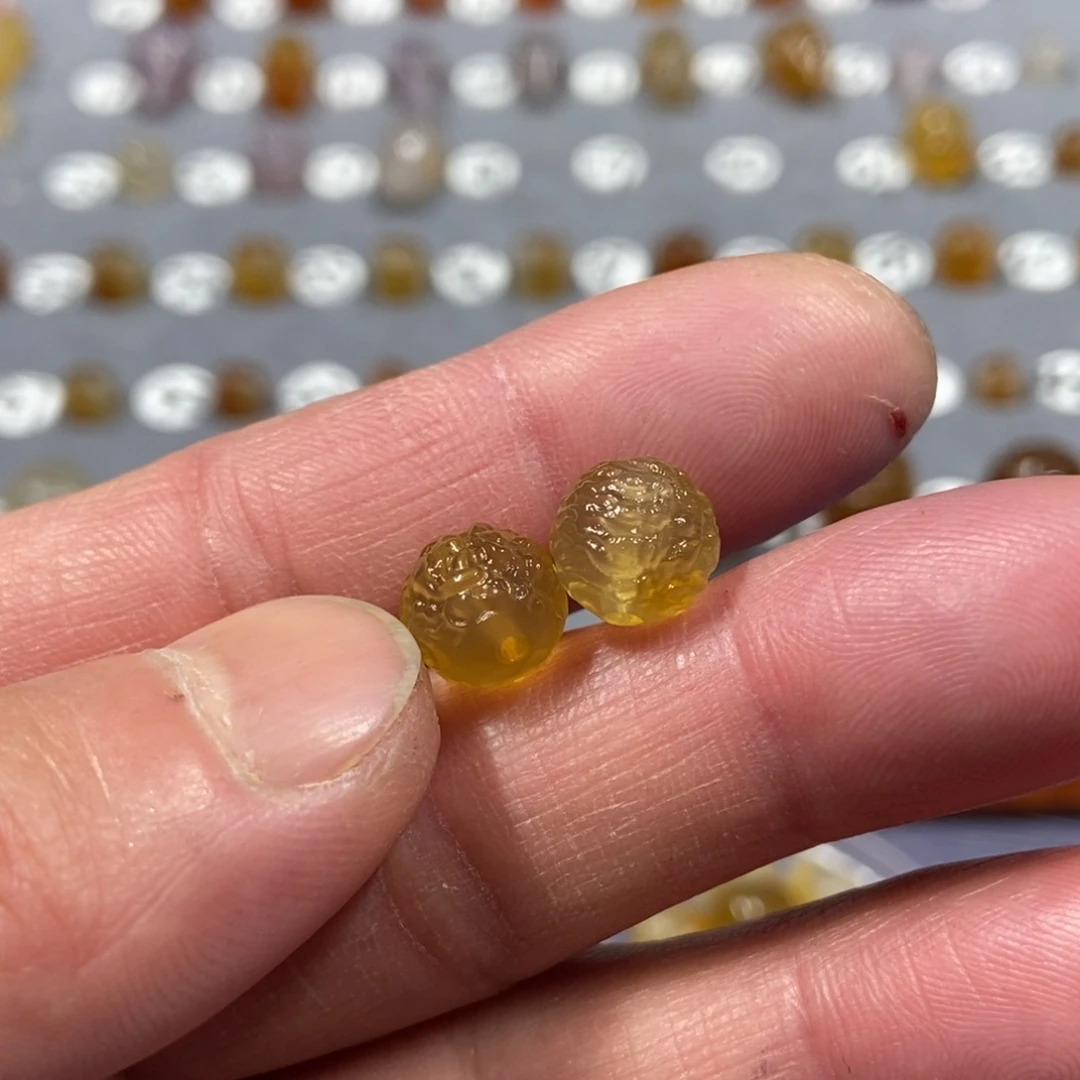 金***起玛瑙/玉髓合金颈饰珠