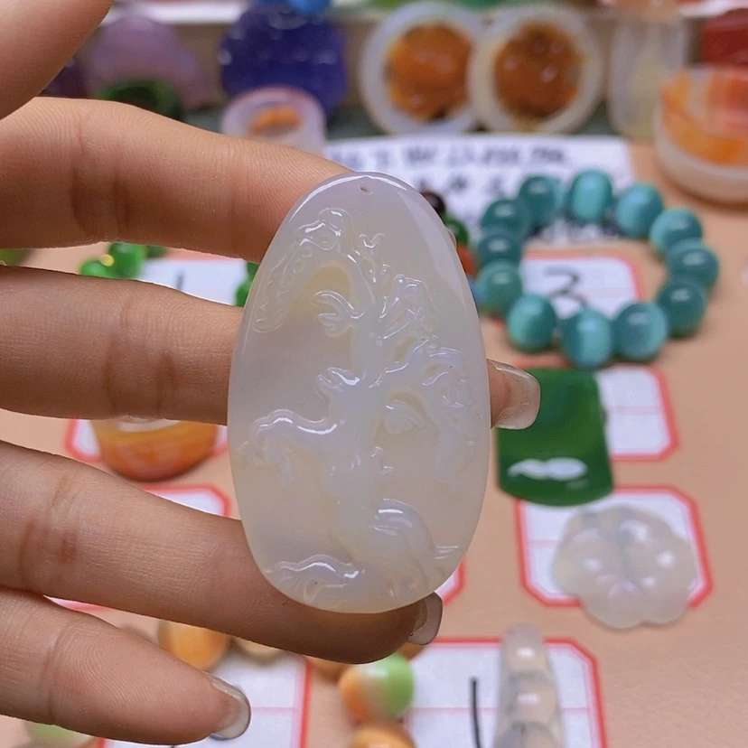 【闪购商品】玛瑙/玉髓颈饰未镶嵌小**~