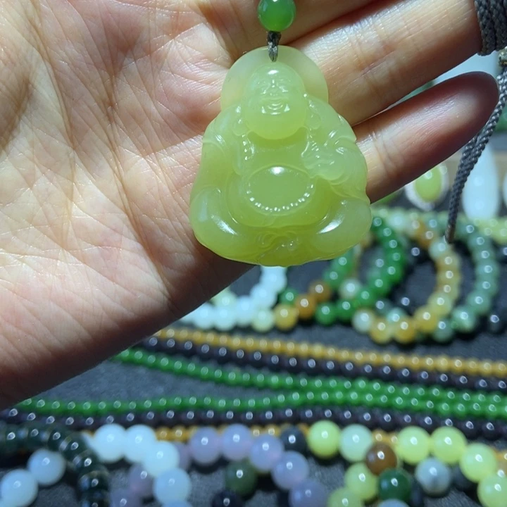 和田玉未镶嵌吊坠(不含链)