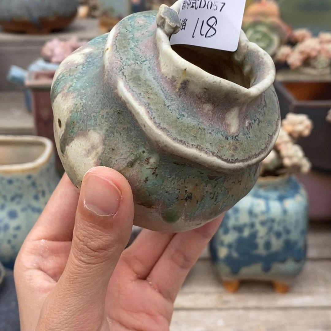 粗砂花盆1987新中式D057