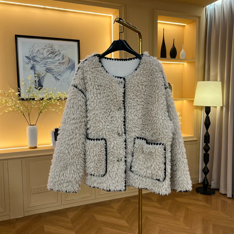 KAISIO秋冬时尚设计百搭宽松休闲保暖外套2411164