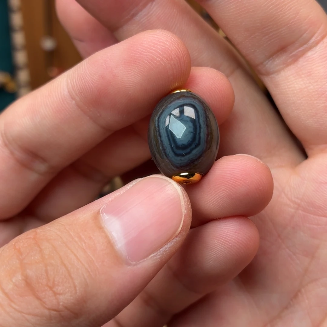 玛瑙/玉髓未镶嵌配饰鹅蛋13.8mm