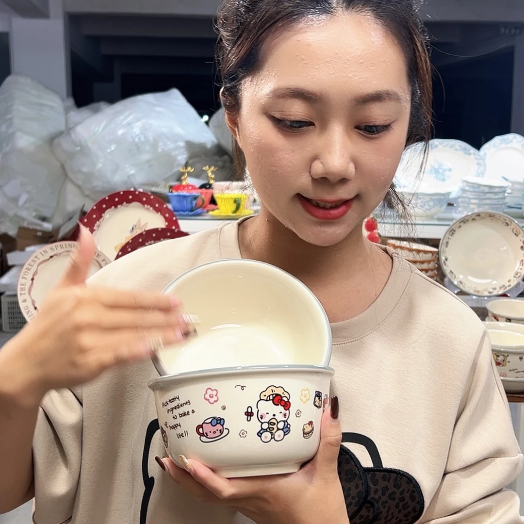 潮州陶瓷餐具微瑕6寸