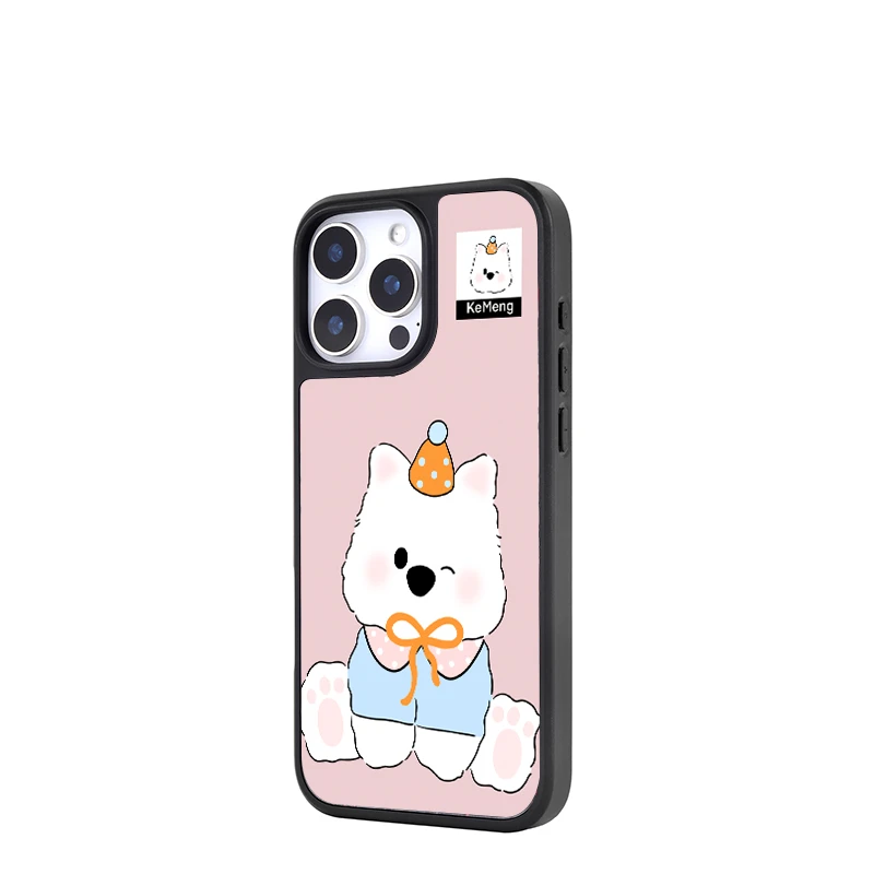 西高地适用苹果16promax手机壳iPhone15全包14小众13可爱12保护套