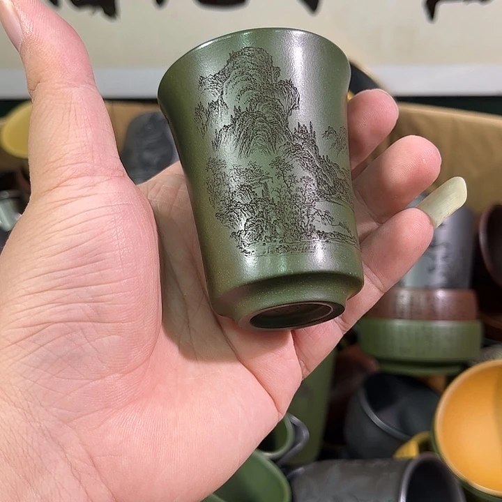 茶杯紫砂全手工紫砂主人杯