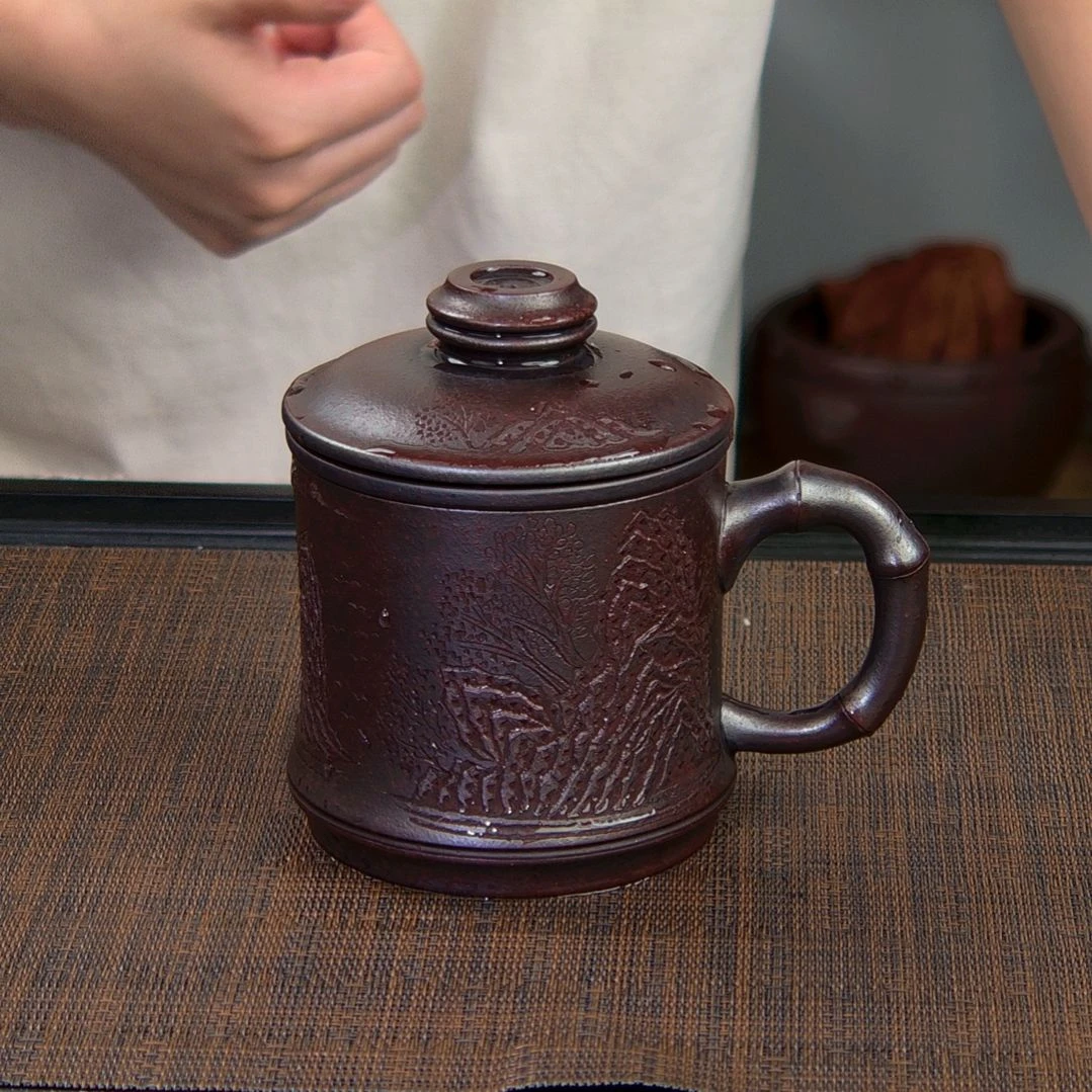 茶杯紫砂高货放漏
