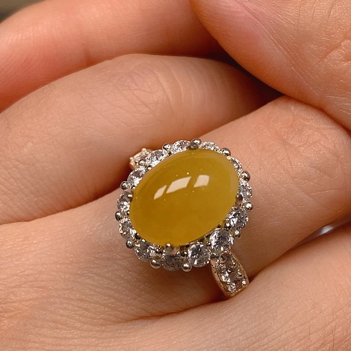 翡翠未镶嵌耳饰翡翠蛋面