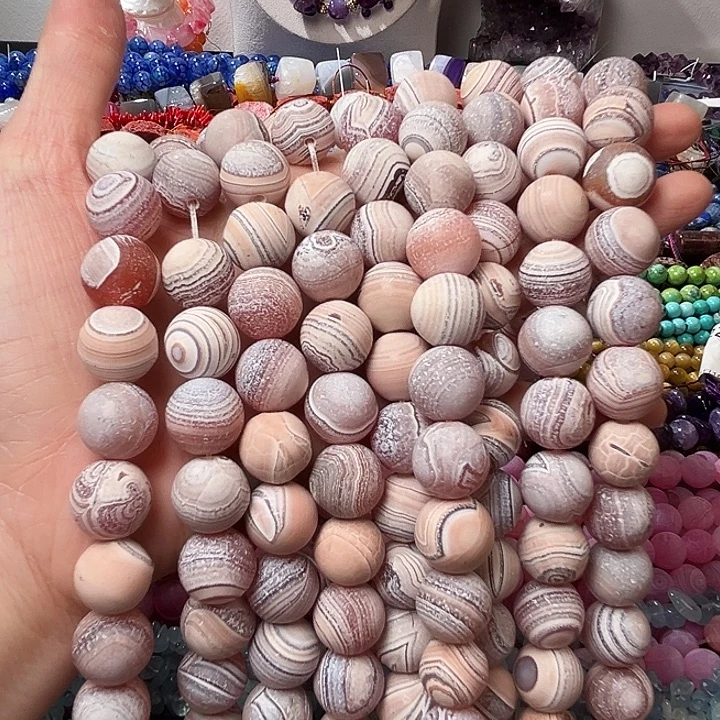 玛瑙/玉髓合金珠宝半成品W237磨砂红玛瑙13