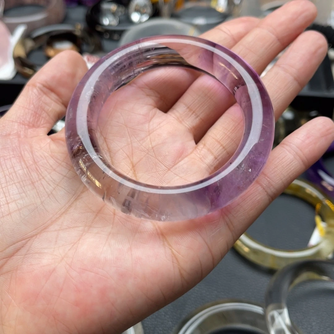 冰***糖未镶嵌手镯水晶手镯