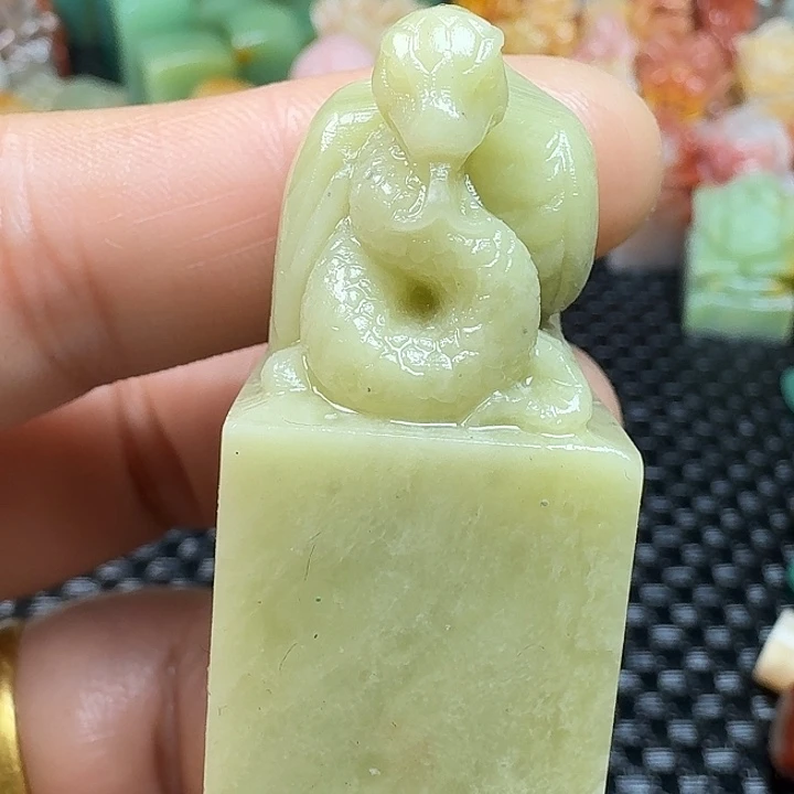 青田石真真正正章