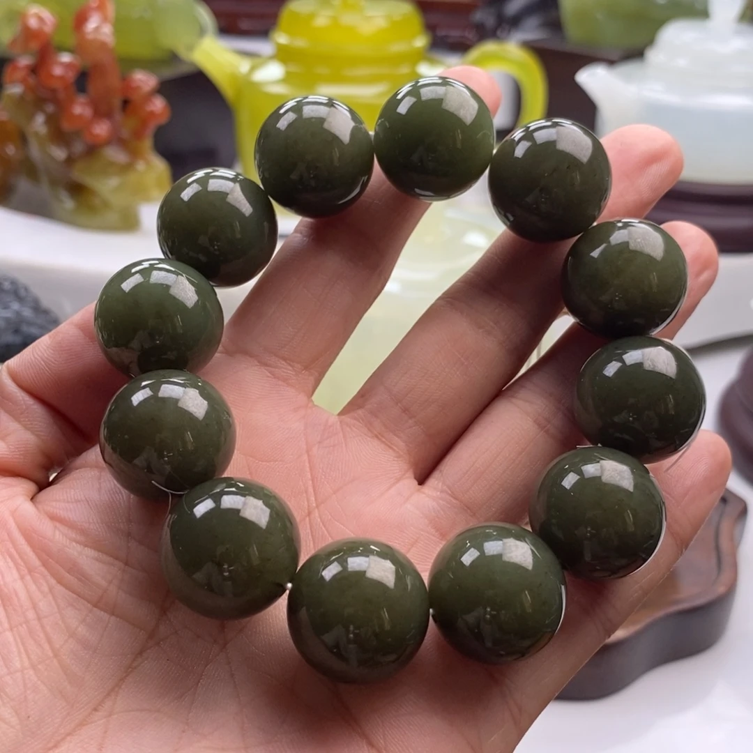 和田玉未镶嵌手串