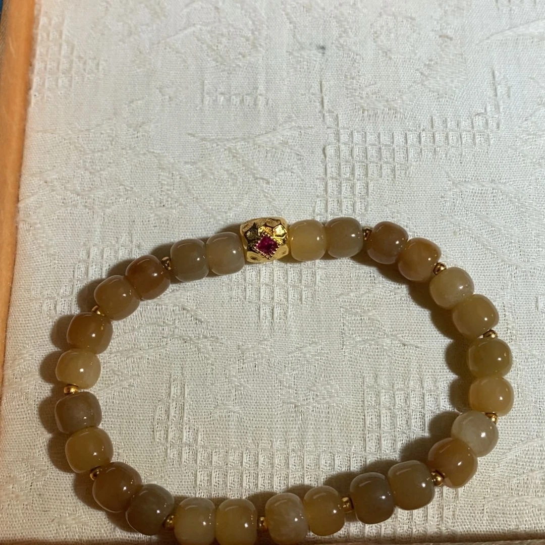 和田玉（糖玉）手链未镶嵌