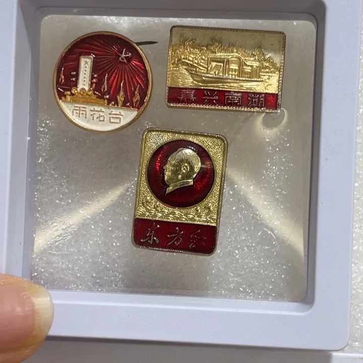 辉达利红色收藏纪念章