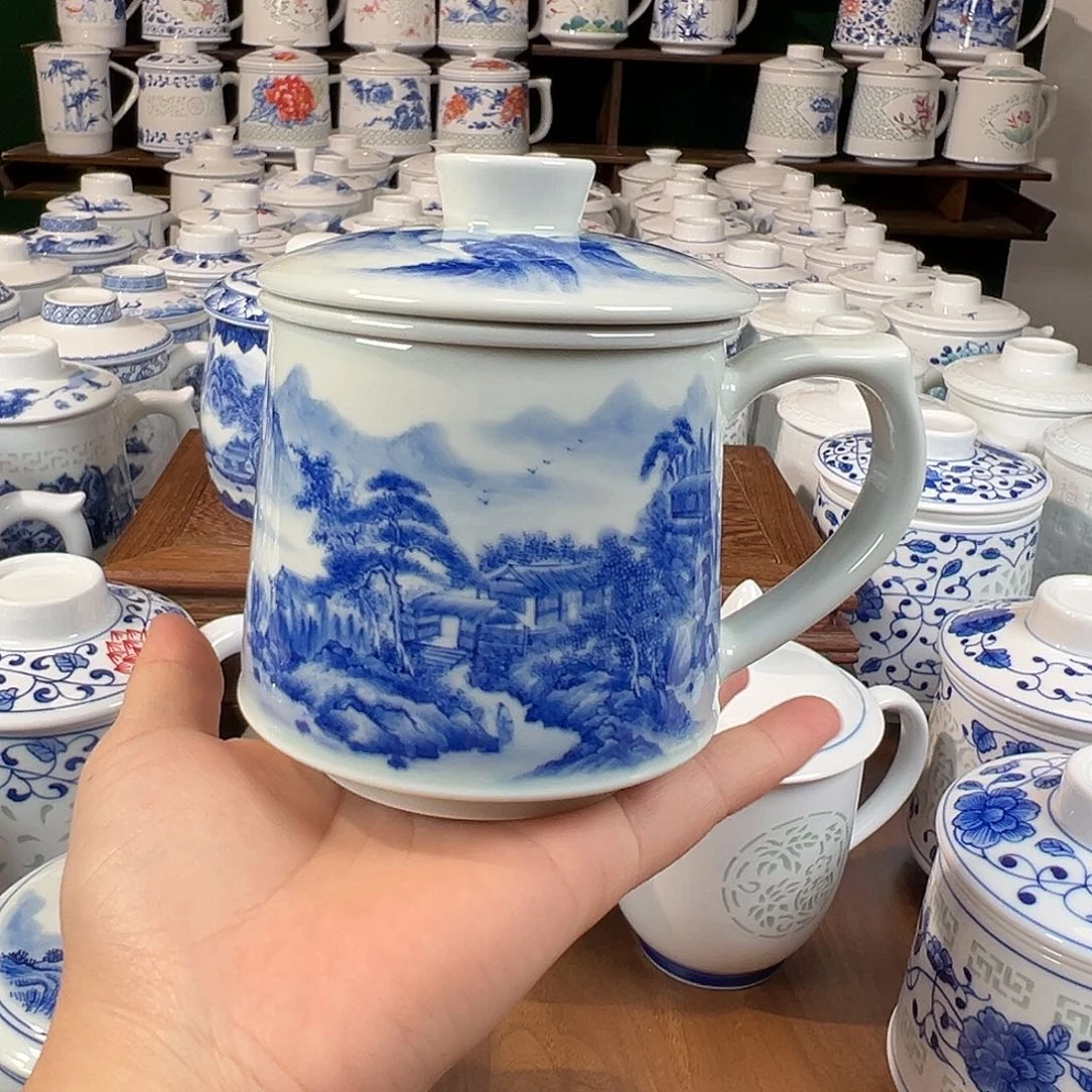 景德镇高温陶瓷办公杯